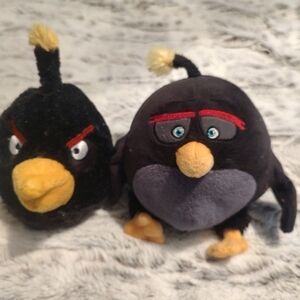 Angry Birds Black Plush Toy